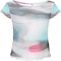 Mymo T-shirt 'Young Fashion' turquoise / gris foncé / rose / noir