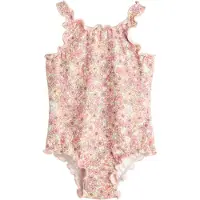 Next Maillot de bain vert pastel / abricot / rose / blanc