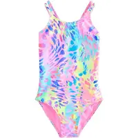 Next Maillot de bain bleu / azur / jaune fluo / rose clair
