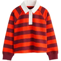 Next T-Shirt marron / rouge orangé / blanc