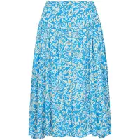 Usha Jupe beige clair / azur / blanc