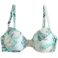 Next Hauts de bikini marine / vert / poudre / blanc cassé