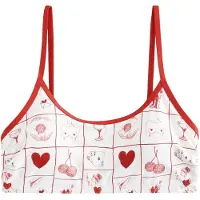 Rockett St George Hauts de bikini écru / rouge