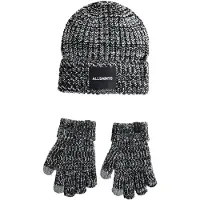 SmALLSAINTS Bonnet gris chiné / noir / blanc