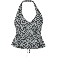 Faina Haut 'Festive' gris / noir