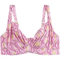 Next Hauts de bikini jaune / vert / rose / rose foncé