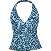Faina Haut 'Festive' bleu fumé / azur / bleu foncé