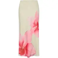 Usha Jupe beige clair / rose / rose
