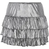 Mymo Jupe 'Party' gris argenté