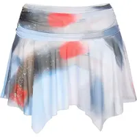 Mymo Jupe 'Young Fashion' écru / bleu clair / gris foncé / rouge