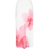Usha Jupe rose / rose / blanc cassé