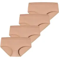 Schiesser Culotte ' Invisible Cotton ' beige / nude / noisette