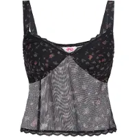 Mymo Haut 'Young Fashion' vert pastel / rouge clair / noir