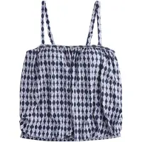 Next Haut de tankini crème / bleu marine / bleu-gris
