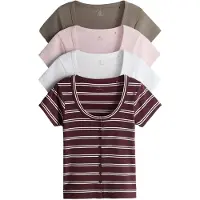 The Set Cardigan beige foncé / rose / bourgogne / blanc