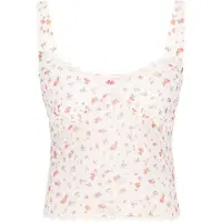 Mymo Haut 'Young Fashion' olive / rouge clair / blanc cassé
