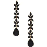 Avant Garde Boucles d'oreilles 'Veya' noir