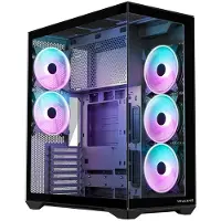 Modecom Volcano Space Xl Argb Full Tower 5f Black Pc Tower Case Noir