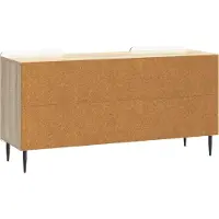 vidaXL Meuble TV en chêne Sonoma 102 x 34,5 x 52 cm, aggloméré