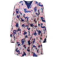 Salsa Jeans 21011087 3/4 Sleeve Short Dress Multicolore S Femme