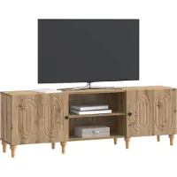 vidaXL Meuble TV 150 x 31 x 50 cm en bois d'ingénierie « chêne artisan »