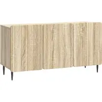 vidaXL Meuble TV en chêne Sonoma 99 x 34,5 x 52 cm, aggloméré