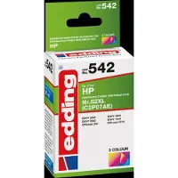 Edding 18-542 EDD-542 Cartouche d'impression couleur compatible avec HP 62XL (C2P07AE)