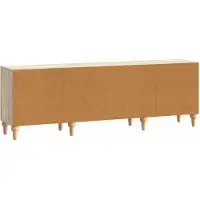 vidaXL Meuble TV 150 x 31 x 50 cm en bois d'ingénierie chêne Sonoma