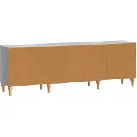 vidaXL Meuble TV Sonoma gris 150 x 31 x 50 cm en aggloméré