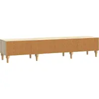 vidaXL Meuble TV en chêne Sonoma 147 x 34,5 x 30 cm, aggloméré