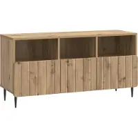 vidaXL Meuble TV en chêne Artisan, 102 x 34,5 x 50 cm, aggloméré