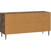 vidaXL Meuble TV en chêne fumé 102 x 34,5 x 50 cm en aggloméré