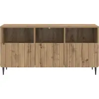 vidaXL Meuble TV 102 x 34,5 x 50 cm en aggloméré chêne Artisan