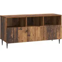vidaXL Meuble TV en bois recyclé 102 x 34,5 x 50 cm, aggloméré