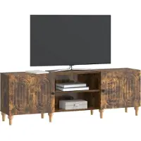 vidaXL : Meubles TV de 150 x 31 x 50 cm, en bois imitation chêne fumé