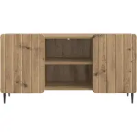 vidaXL Meubles TV, 102 x 34,5 x 52 cm, imitation chêne artisanal, panneaux de particules