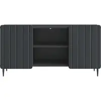 vidaXL : Meubles TV, 102 x 34,5 x 52 cm, noir, panneaux de particules