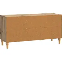 vidaXL Meuble TV en chêne Artisan 99 x 34,5 x 50 cm, aggloméré