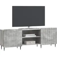 vidaXL Meuble TV , gris béton, 150 x 31 x 52 cm, aggloméré