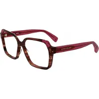 Longchamp Lunettes de Vue LO2763 N 55/14/140 Striped brown/red Acetate WOMAN LO2763 N