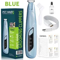 INF Tondeuse pour animaux de compagnie : ABS, 16.5cm, pour pattes, 4 pièces Bleu
