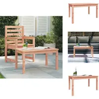 vidaXL Table de jardin 82,5x50,5x45 cm Bois massif Douglas - Tables de jardin