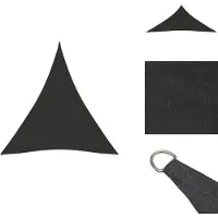 vidaXL Voile d'ombrage Oxford-Tissu Triangulaire 5x6x6 m Anthracite - Parasols & Protection solaire