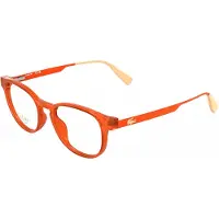Lacoste Lunettes de Vue L3666 47/17/135 Transparent orange lumi Bio inj-g820 CHILD L3666