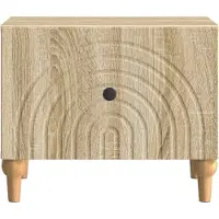vidaXL Table basse en chêne Sonoma 49 x 50 x 40 cm, bois d'ingénierie