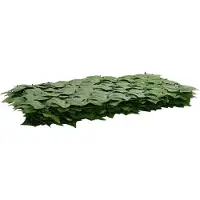 vidaXL Brise-vue de balcon avec motif de feuilles, vert, 400 x 75 cm