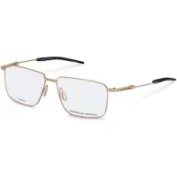 Porsche Design P8779 Square Glasses Doré 145/58 mm Homme