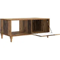 vidaXL Table basse en vieux bois 90 x 50 x 40 cm Bois composite