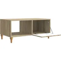 vidaXL Table basse en chêne Sonoma 90 x 50 x 40 cm Bois composite