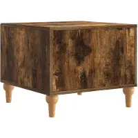 vidaXL Table basse en chêne fumé 49 x 50 x 40 cm en bois aggloméré